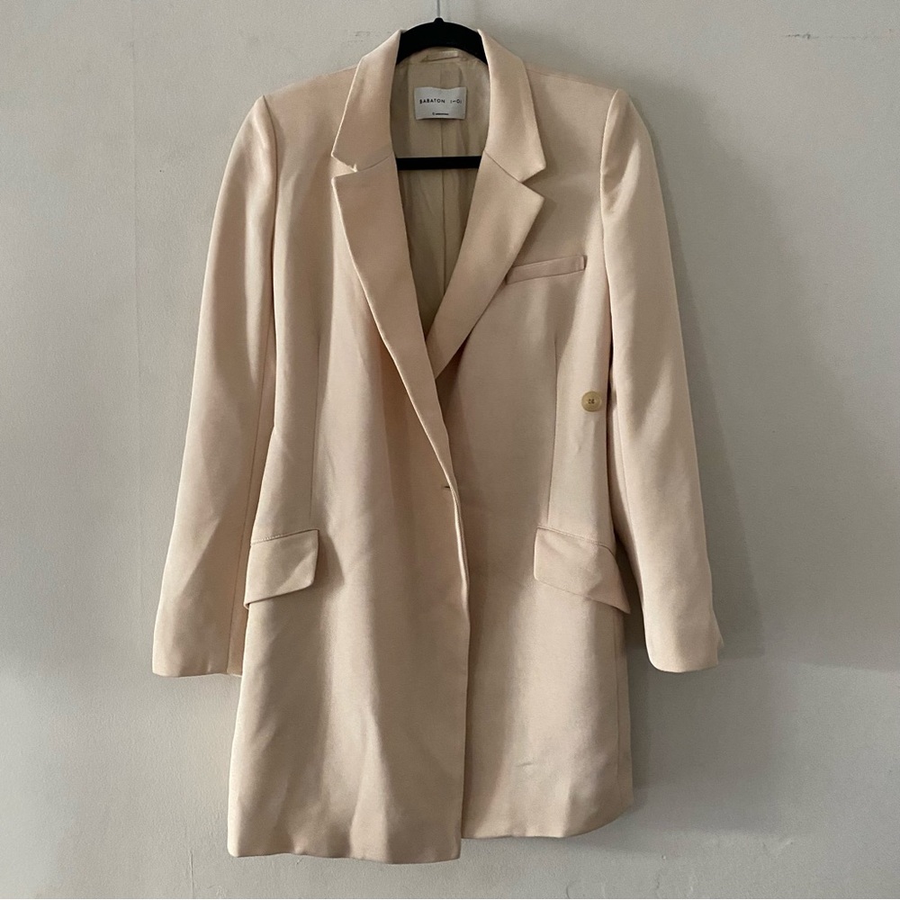 Babaton asymetrical Cream Women's Blazer